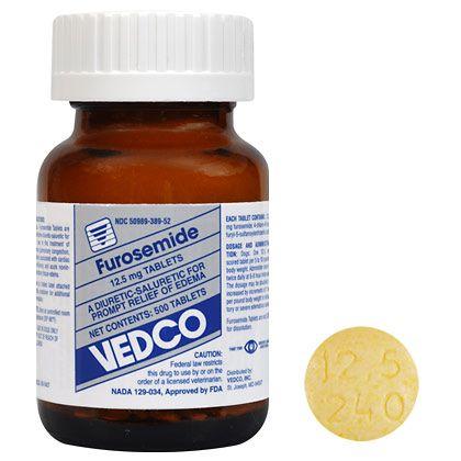 Furosemide Tablet 12.5 mg, Bottle of 100 - ThrivingPetsNew