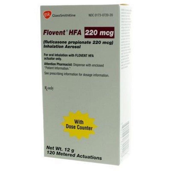 Flovent Fluticasone HFA Aerosol 220 mcg ORMD