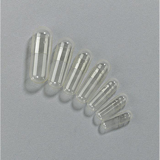 Gelatin Capsules, Size #00, 100ct