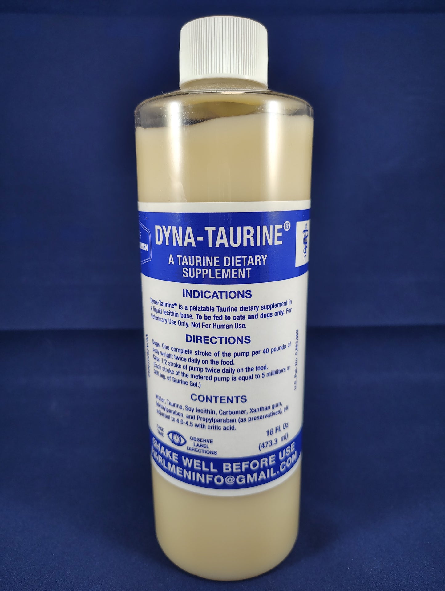 Dyna-Taurine Liquid 16oz Bottle