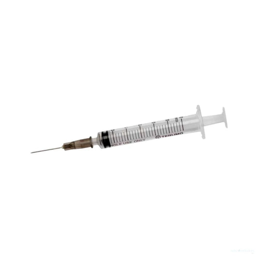 Syringe with Needle 3 cc/ml 20 Gauge 1.5 inch Thin Wall Terumo Brand