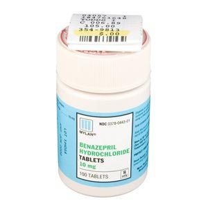 Benazepril Hydrochloride (Fortekor) Tablets 10 mg Bottle of 100 - ThrivingPetsNew