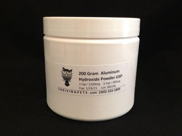 ThrivingPets Aluminum Hydroxide Powder 200 Gram Jar - ThrivingPetsNew