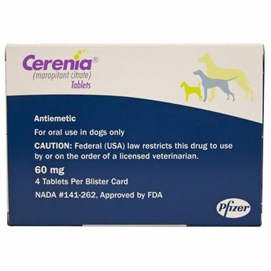 Cerenia (Maropitant Citrate) Tablet 60mg Box of 4