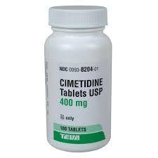 Cimetidine Tablets 400 mg Bottle of 100
