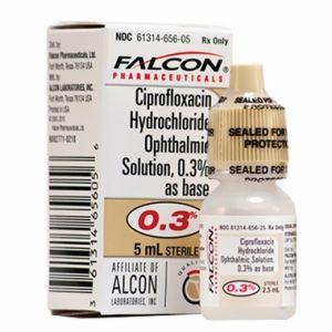 Ciprofloxacin Ophthalmic Solution 0.3% 2.5 ml Bottle - ThrivingPetsNew