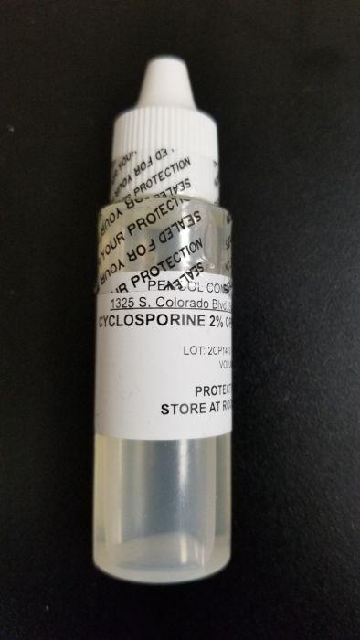 Cyclosporine Ophthalmic Solution 2% 15ml Bottle