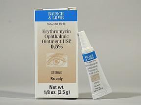 Erythromycin Ophthalmic Ointment 0.5% 3.5g Tube