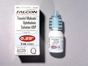 Timolol Maleate Solution, 0.25%, 5ml