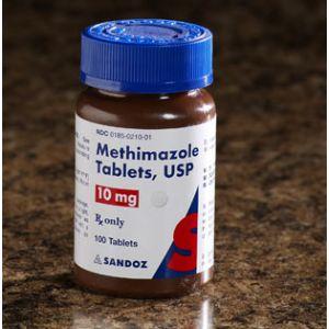 Methimazole Tablet, 10 mg, Bottle of 100