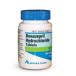 Benazepril Hydrochloride (Fortekor) Tablets 5 mg, Bottle of 100 - ThrivingPetsNew