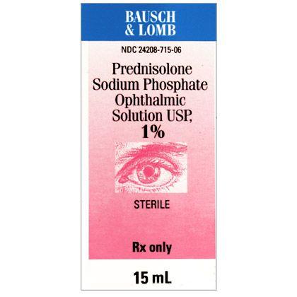 Prednisolone Sodium Phosphate Ophthalmic Solution, 1%, 15 ml