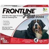 Frontline Plus for Dogs Red 89-132 lbs 3 pack - ThrivingPetsNew