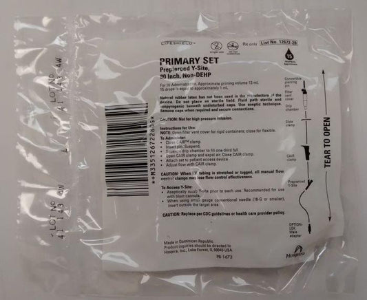 IV Admin Set DEHP-Free ICU Medical (Hospira) 80 Inch Length