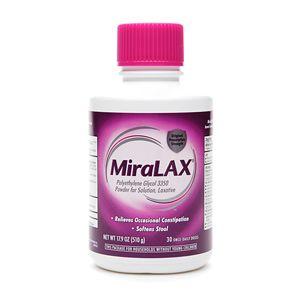 Miralax Laxative, 17.9 ounce Jar, 510 grams