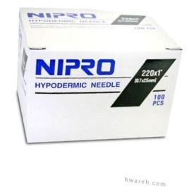 McKesson (Nipro) Needles Thin Wall 22 Gauge 1" Box of 100