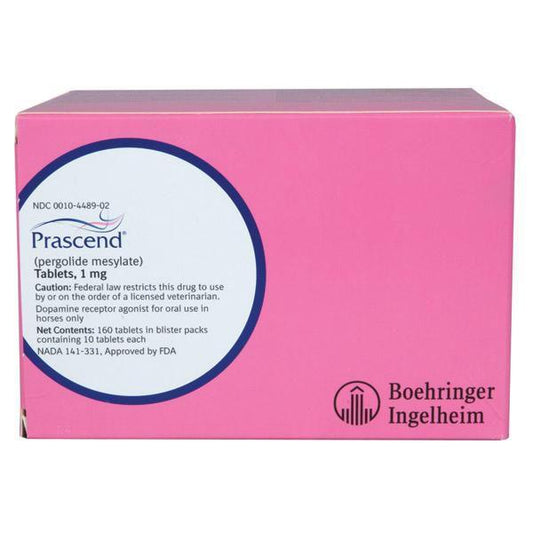 Prascend (Pergolide) Tablet 1mg Box of 160 Tablets