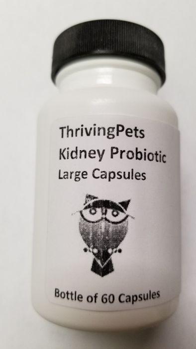 ThrivingPets Kidney Probiotic Large Capsules Bottle of 60